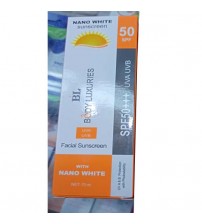 Nano White Body Luxuries Facial Sunscreen Spf50 75ml